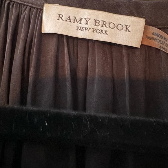 Ramy Brook- Black Sleeveless Alexandra Lace Tie Up Mini Dress - Picture 2 of 6